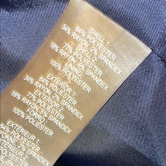 Tommy Hilfiger Red, Navy and Cream Plaid Blazer - Picture 4 of 4